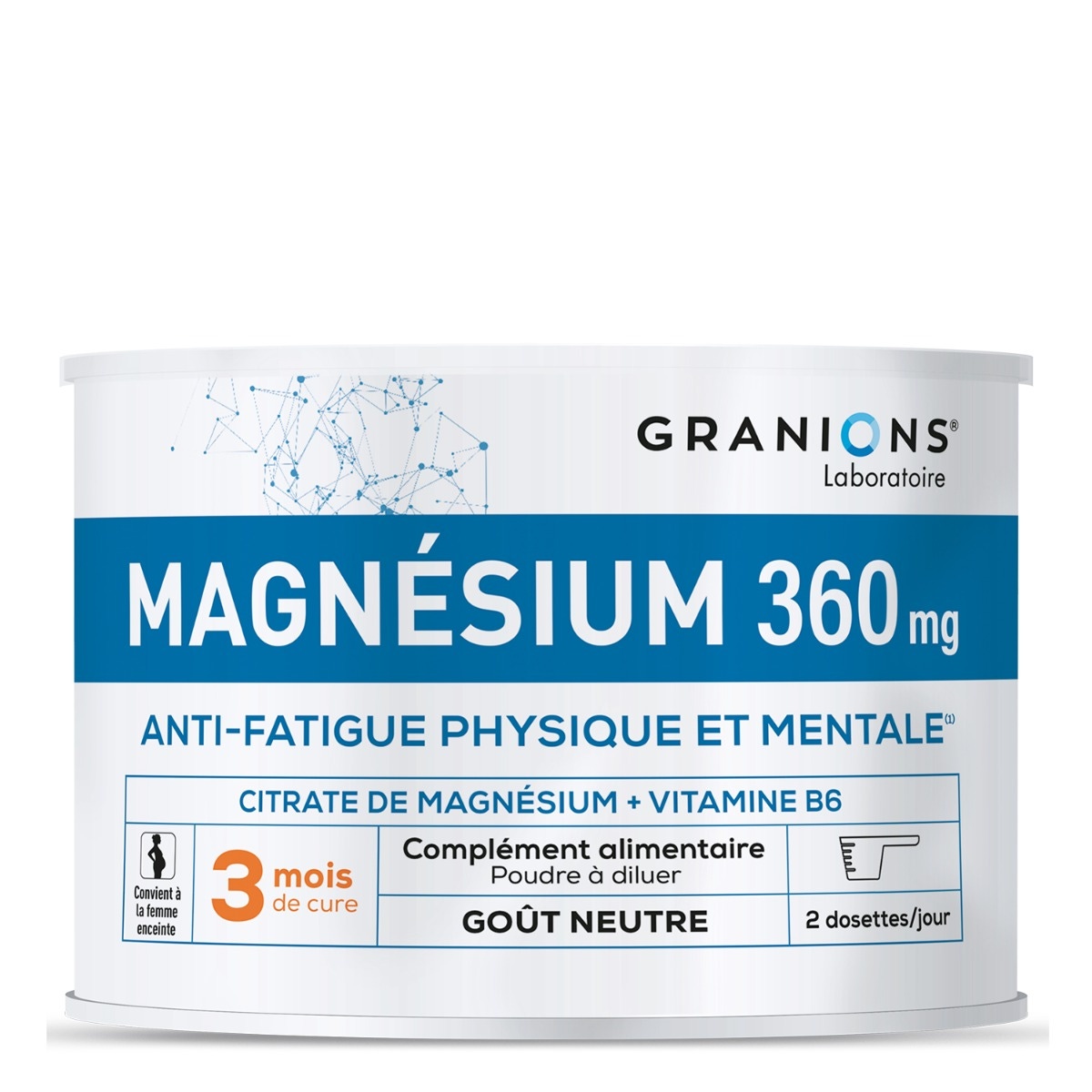 Magnésium 150 mg face