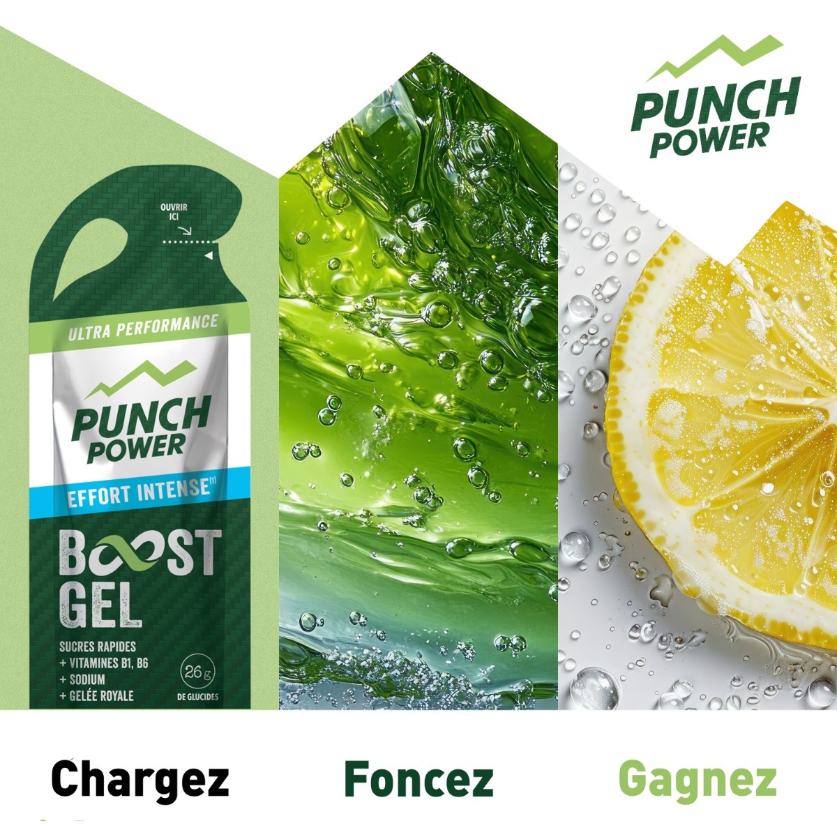 Punch Power BOOST GEL – Effort Intense – Goût Citron