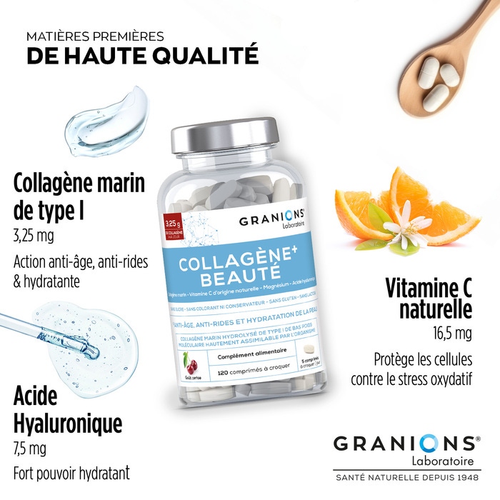 Collagène+ Beauté - Comprimé à croquer - Cerise