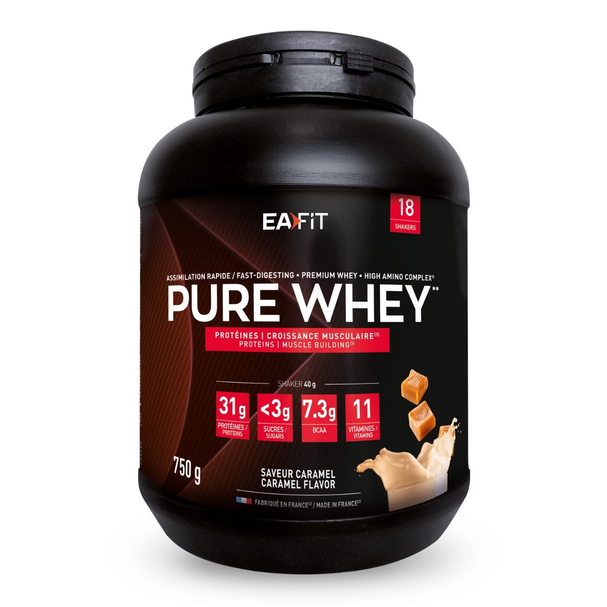 Pure Whey Caramel - Nouvelle formule 2018