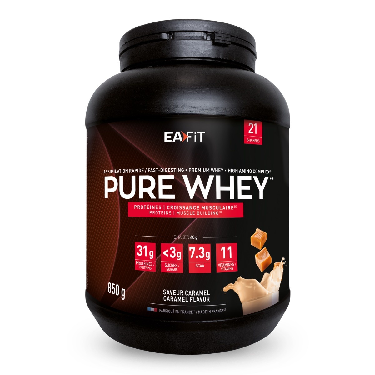 Pure Whey Caramel - Nouvelle formule 2018