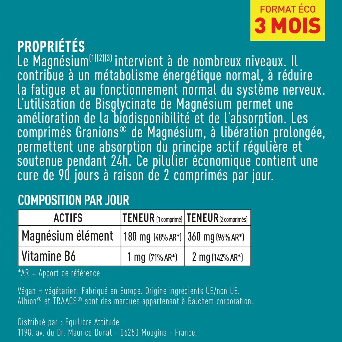 Granions - Magnésium Bisglycinate 360mg