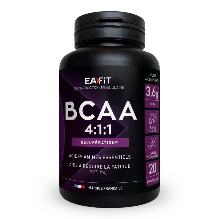 EAFIT BCAA 4.1.1 120 gélules -  Récupération musculaire et action anti-courbatures
