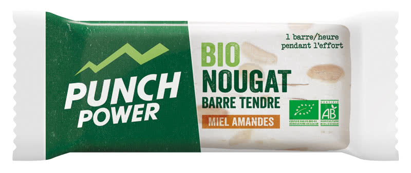 Barre bionougat - Miel amandes - Texture tendre - 