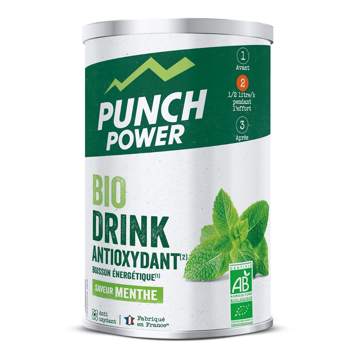 Punch Power Biodrink 500 g - Organic energy drink - Passion Guava flavor