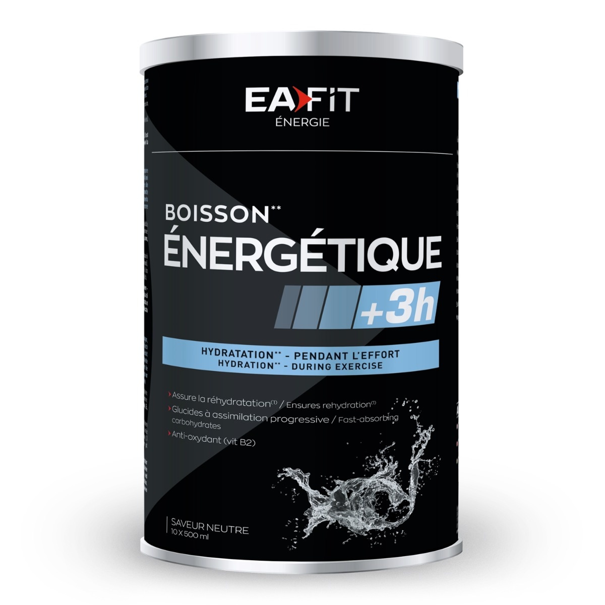 Boisson + 3 h EAFIT pour les efforts longues durées et la préparation pré compétition