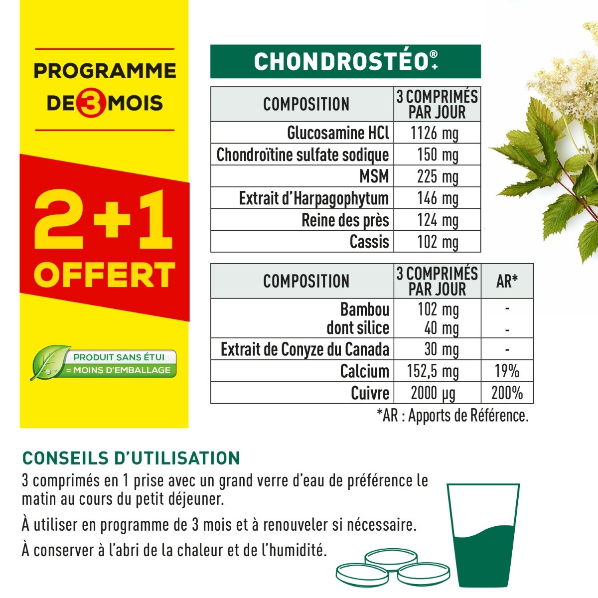 Chondrostéo+ 270 comprimés douleurs articulaires