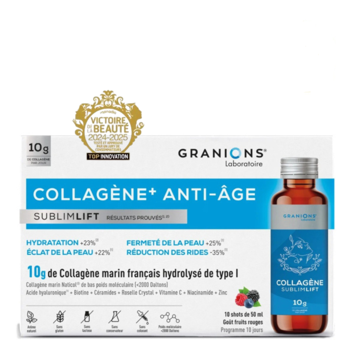 Shot de collagène anti-âge 