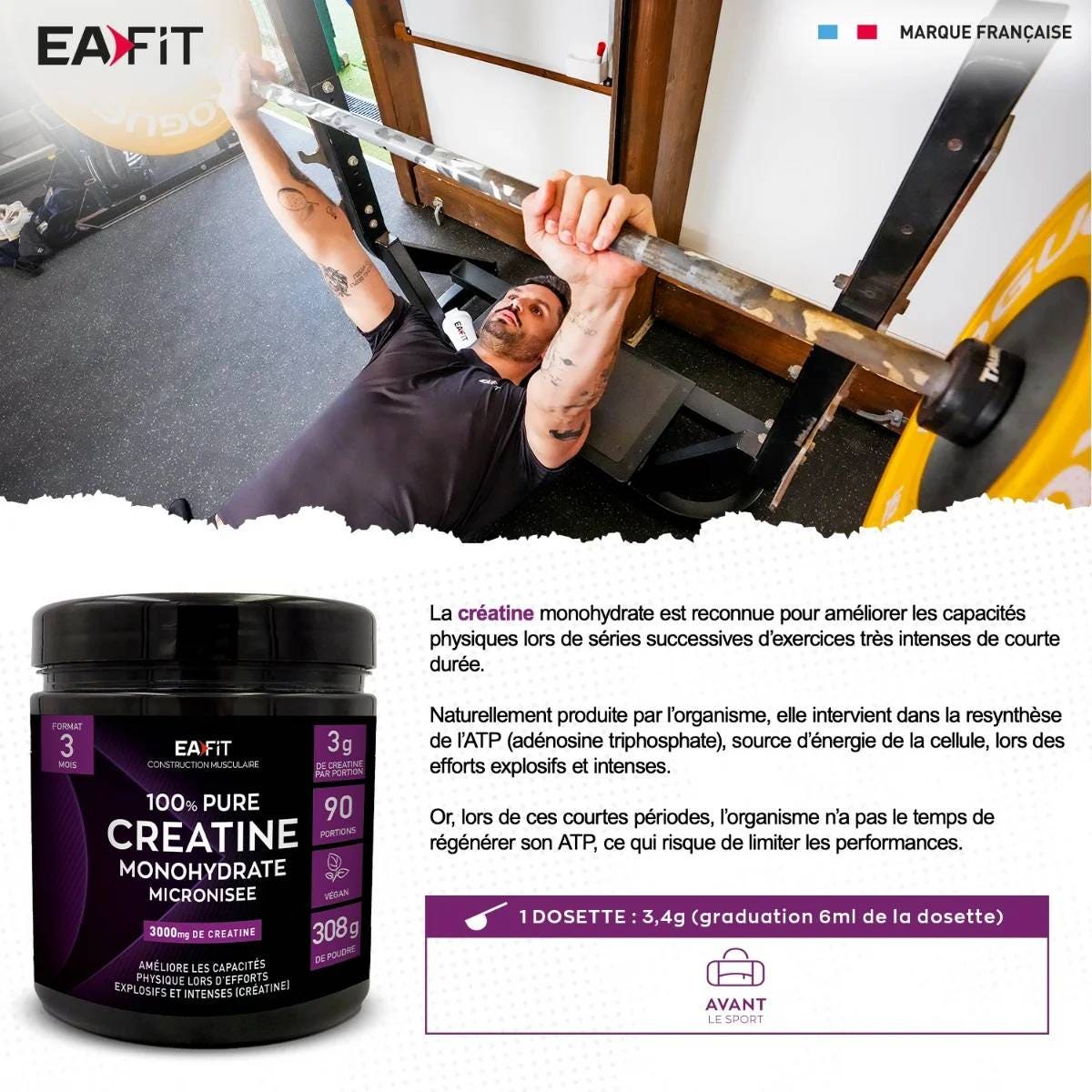EAFIT PURE CREATINE 300 G POWDER