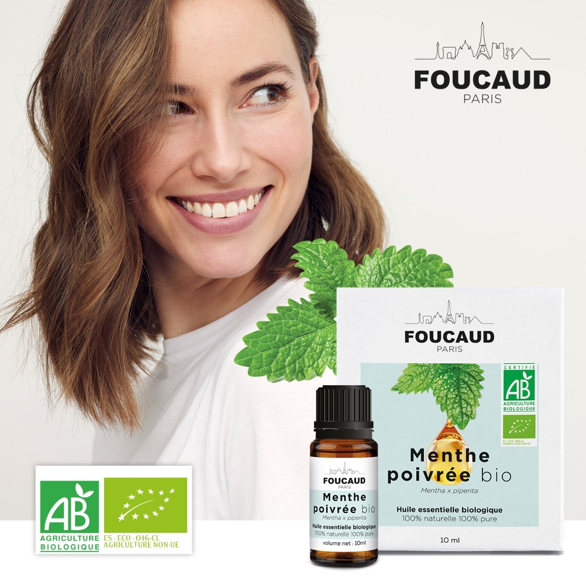 Foucaud - huile essentielle - menthe poivrée (Mentha x piperita )