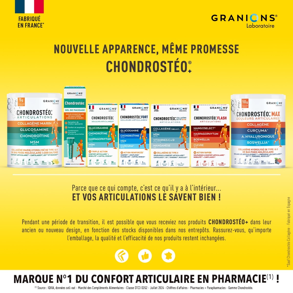 GRANIONS - Gamme Chondrostéo+