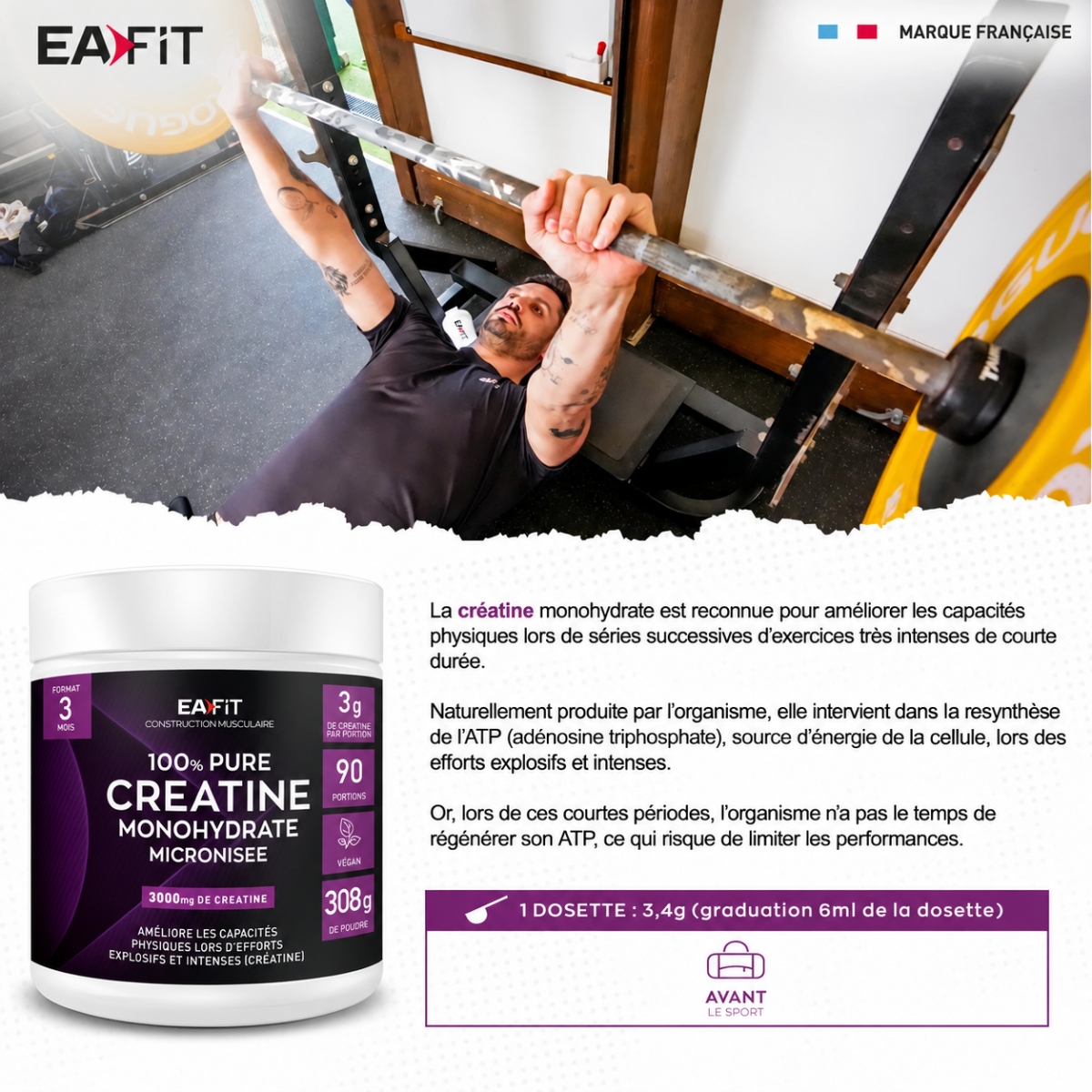 EAFIT PURE CREATINE 300 G POWDER