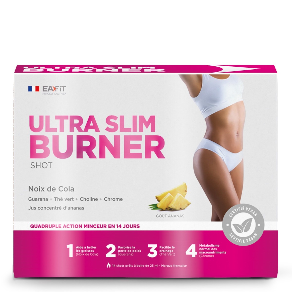 EAFIT Ultra Slim Burner x 14 shots :  brûlez vos graisses partout, tout le temps