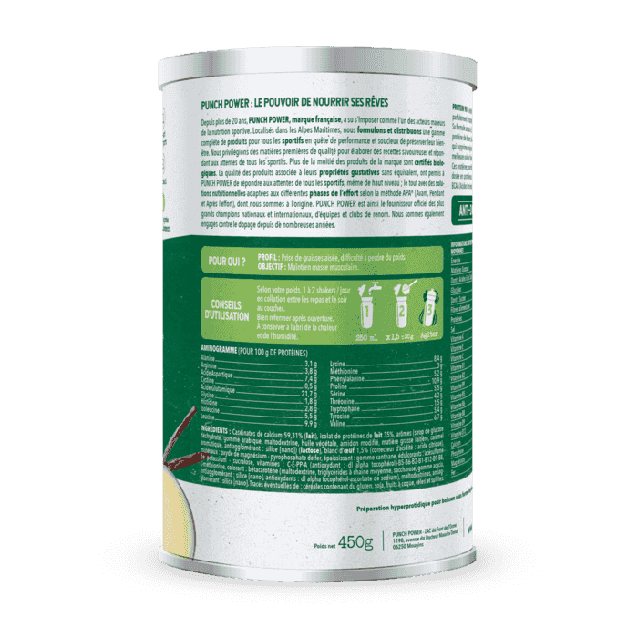 Punch Power Protein 90 - 450 g - Vanilla