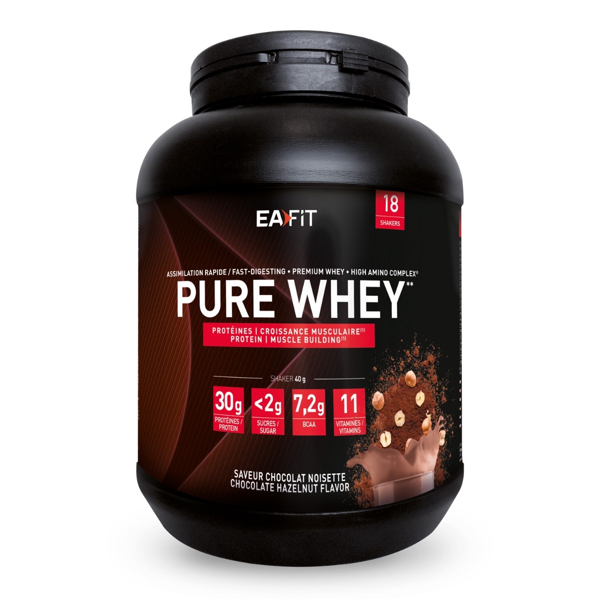 EAFIT Pure Whey Chocolat Noisette 850 g