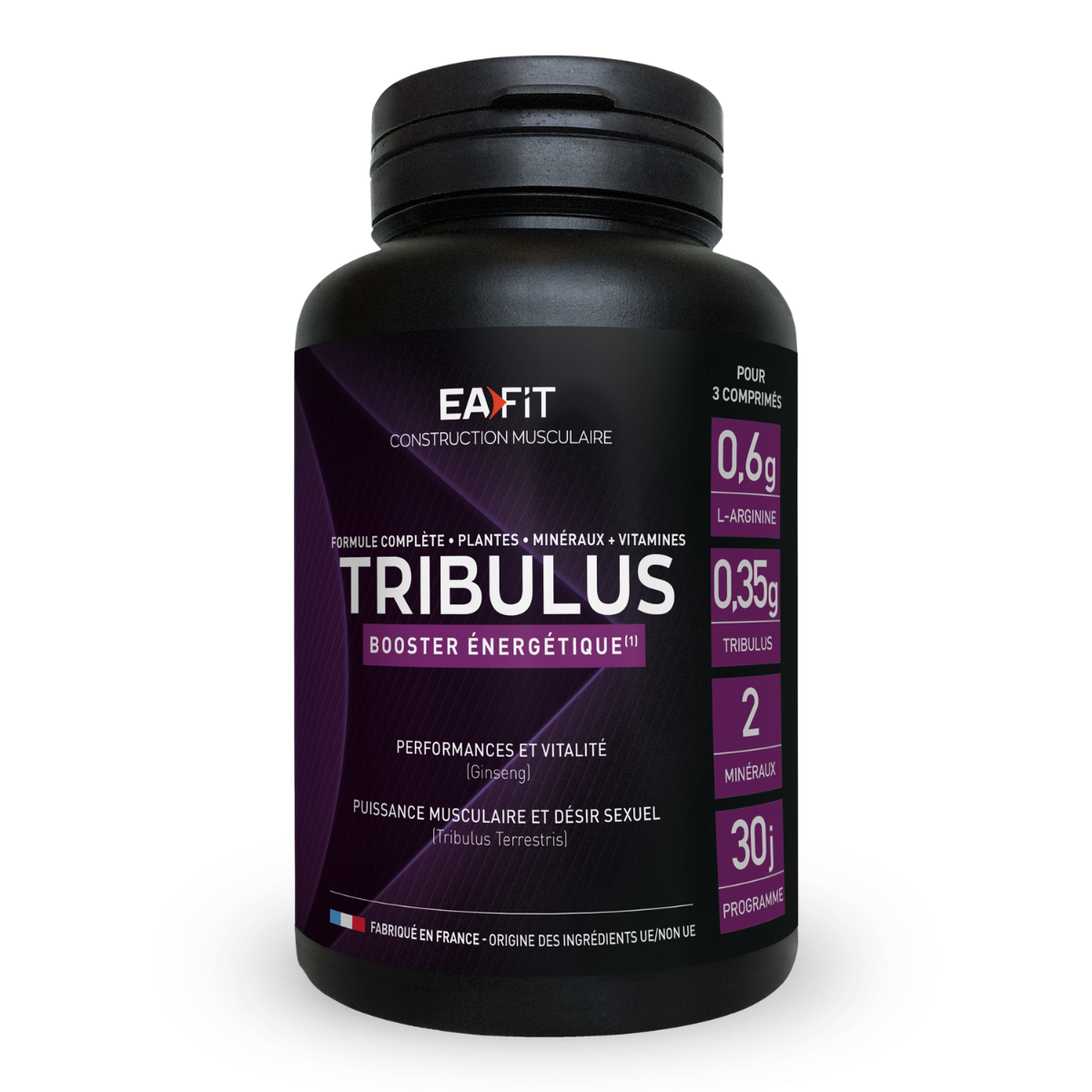 Tribulus 90 gélules EAFIT - Le booster de Testostérone entièrement naturel !