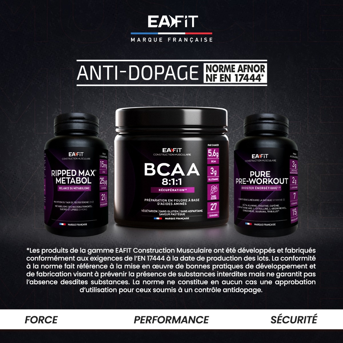 Collagène bovin hydrolysé EAFIT - Poudre